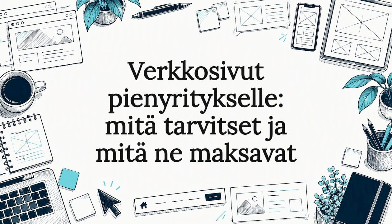 Verkkosivut pienyritykselle: mitä tarvitset ja mitä ne maksavat
